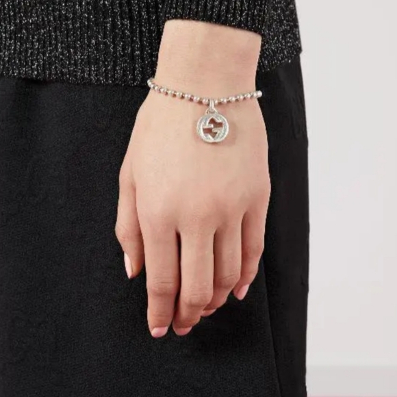 Gucci SilverBracelet Never Worn Sterling Silver/ Gorgeous Gift! - Picture 6 of 6